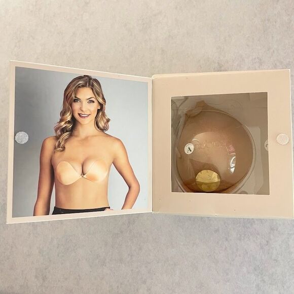 Fashion Forms Nubra Seamless Push Up Bra in Mocha Womens Size A NEW! Damaged Box - Picture 2 of 9